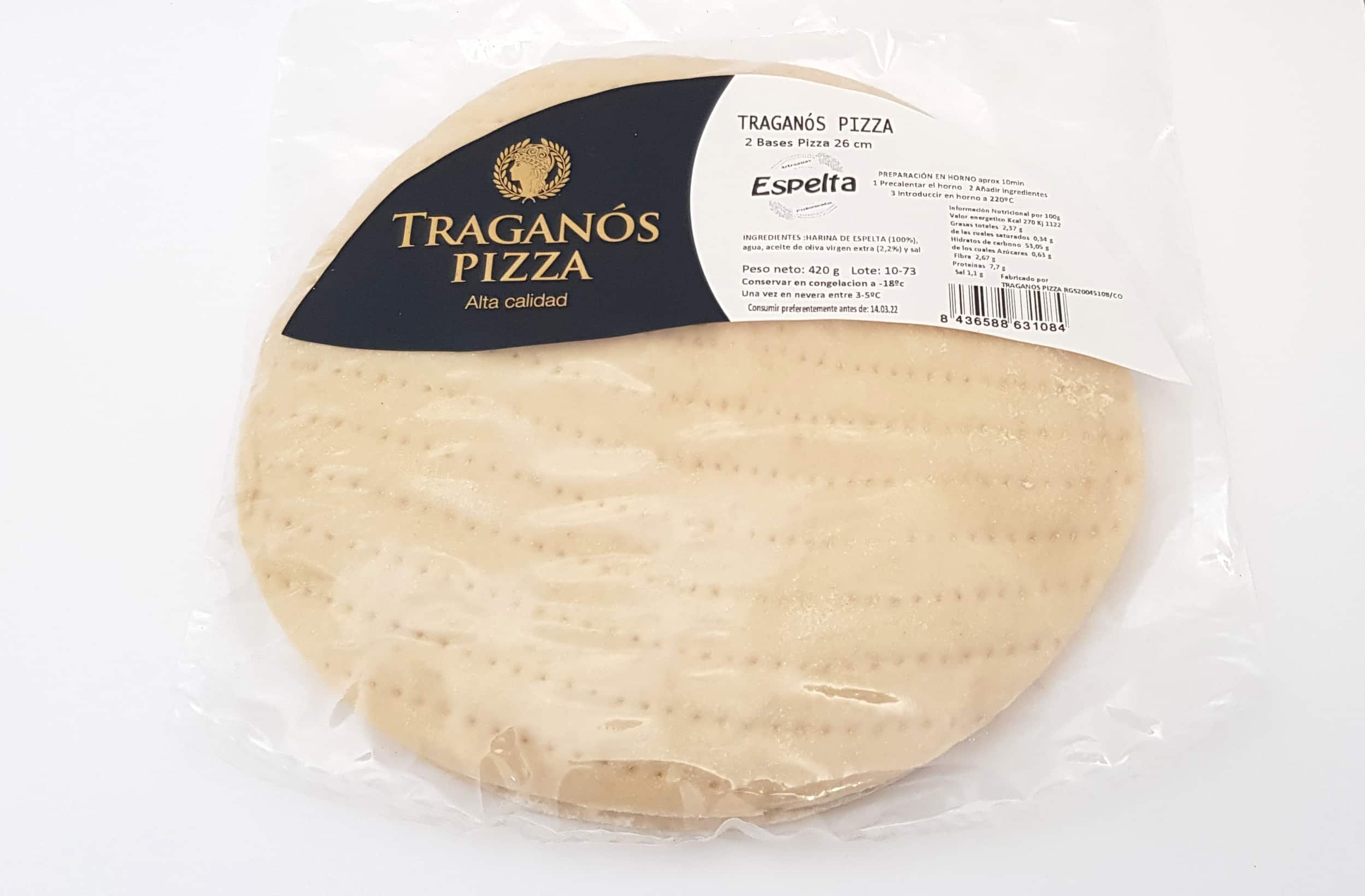 BASE DE PIZZA ESPELTA 1